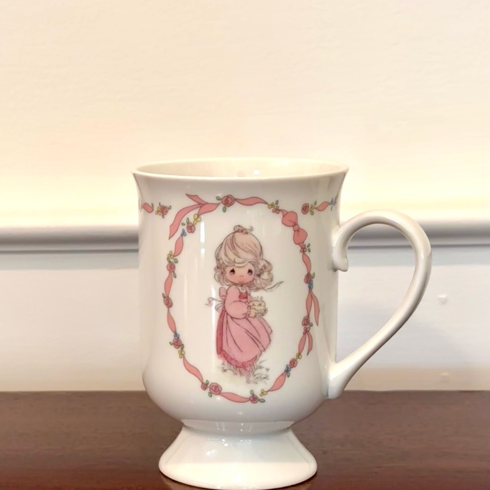 1991 Precious Moments Happy Birthday Mug